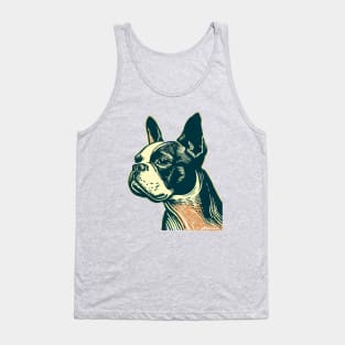 Boston Terrier Art Tank Top